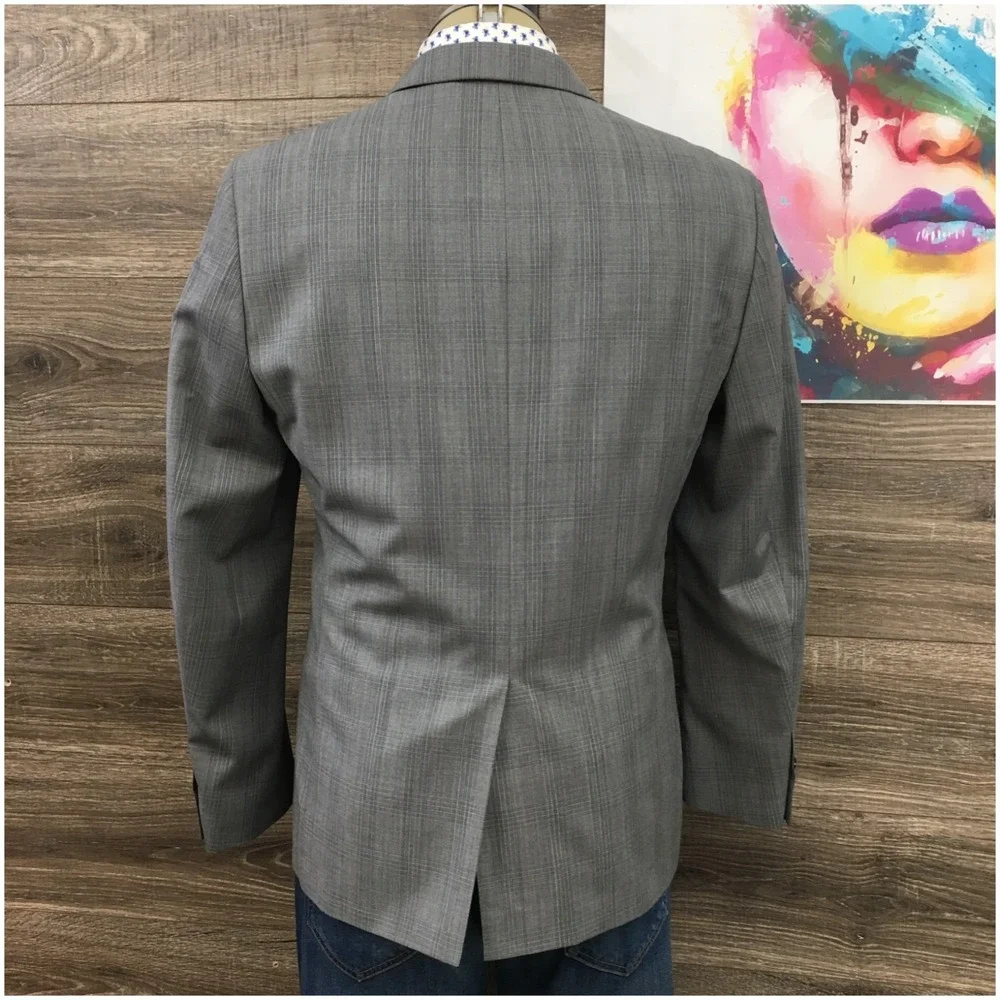 NEW BANANA REPUBLIC Mens Wool Blazer Sport Coat Casual Jacket Size 42R Slim Suit
